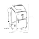 کوله پشتی لپ تاپ اس تی ام مدل STM Drifter energy inch 15 Graphite - رنگ نوک مدادی - Image 7