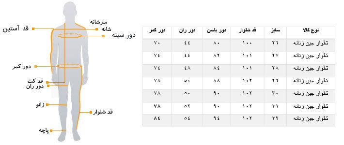 خرید اینترنتی شلوار جین زنانه Madoc کد 024123 | شلوار جین زنانه | فروشگاه اینترنتی Radek - لذت خرید آنلاین - radek.shop