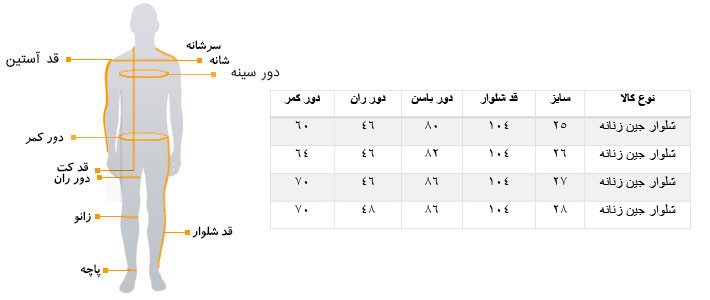 خرید اینترنتی شلوار جین زنانه Madoc کد 004123 | شلوار جین زنانه | فروشگاه اینترنتی Radek - لذت خرید آنلاین - radek.shop