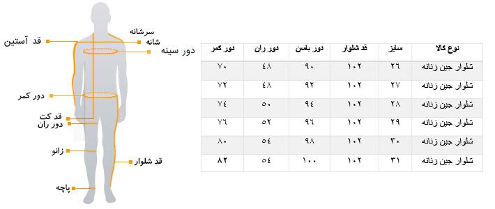 خرید اینترنتی شلوار جین زنانه Madoc کد 025185 | شلوار جین زنانه | فروشگاه اینترنتی Radek - لذت خرید آنلاین - radek.shop