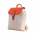 کوله پشتی زنانه دیوید جونز DAVID JONES مدل 2-5033 رنگ نارنجی - Image 2