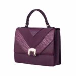 کیف دستی زنانه دیوید جونز David Jones مدل 1-5289 رنگ زرشکی - Image 4
