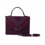 کیف دستی زنانه دیوید جونز David Jones مدل 1-5289 رنگ زرشکی