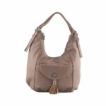 کیف دستی زنانه دیوید جونز David Jones مدل 5-5637 رنگ خاکی