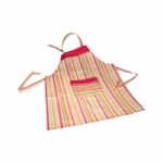 پيشبند کتان رزين تاژ طرح اسپرید صورتی (Pink Sprid)