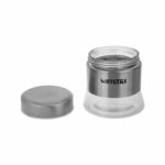 قوطی حبوبات استیل کف شیشه ای سایز 3 سام ست - Image 2