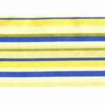 دستمال سفره کتان رزين تاژ طرح اسپرید آبی (Blue Sprid)