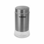 قوطی حبوبات استیل کف شیشه ای سایز 1 سام ست - Image 3