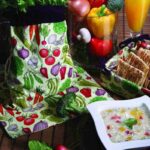 پيشبند رزين تاژ طرح سبزیجات - Image 3