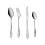 سرویس قاشق و چنگال ۲۴ پارچه ناب استیل مدل سلیا