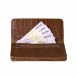 کیف پول دست ساز مردانه-زنانه رنگ قهوه ای - Image 5