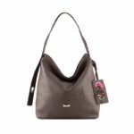 کیف دستی زنانه دیوید جونز David Jones مدل cm3630 رنگ خاکی