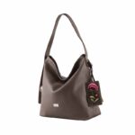 کیف دستی زنانه دیوید جونز David Jones مدل cm3630 رنگ خاکی - Image 2