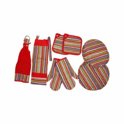 rezin-taj-8-pieces-multicolor-stripedenim-kitchen-set