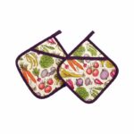 سرویس ۹ تکه رزین تاژ مدل سبزیجات - Image 5