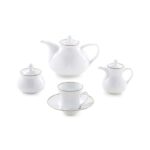 Zarin Iran Shahrzad Lumiyo 18 Pieces Porcelain tea Set top Grade