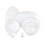 Zarin Iran Shahrzad Lumiyo 35 Pieces Porcelain Dinnerware Set one Grade