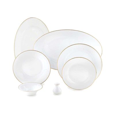 Zarin Iran Shahrzad Lumiyo 35 Pieces Porcelain Dinnerware Set one Grade