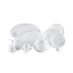 Zarin Iran Shahrzad Princess 108 Pieces Porcelain Dinnerware Set one Grade