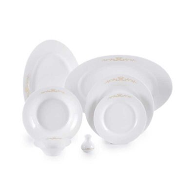 Zarin Iran Shahrzad Princess 108 Pieces Porcelain Dinnerware Set one Grade