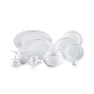 Zarin Iran Shahrzad Princess 108 Pieces Porcelain Dinnerware Set one Grade
