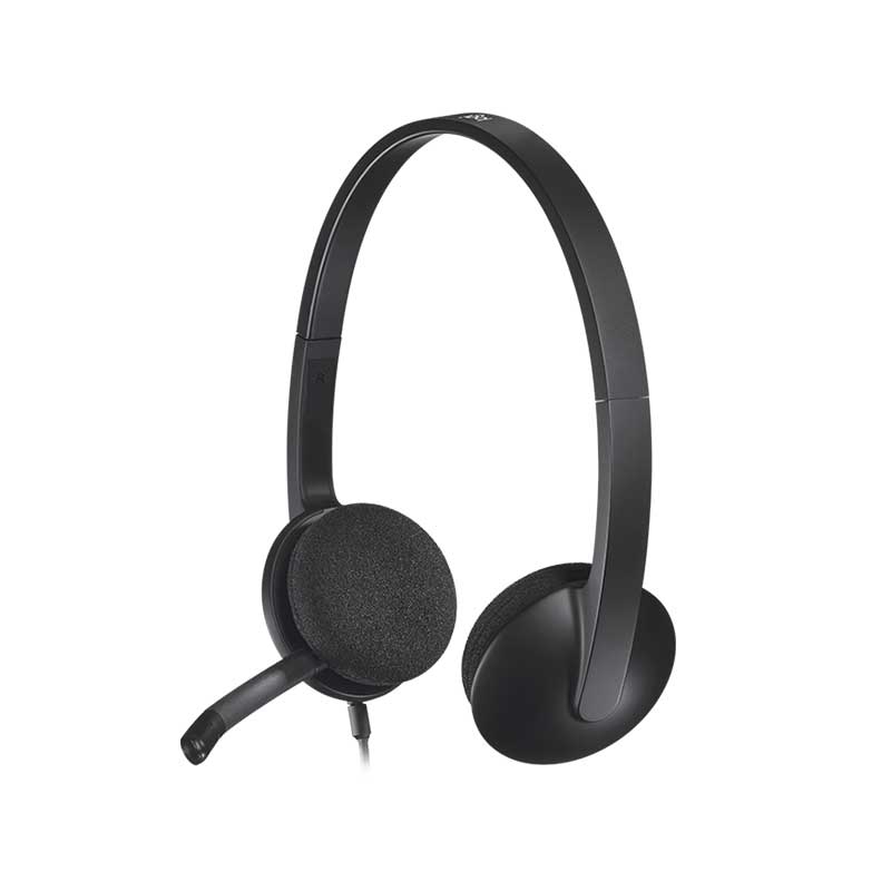 logitech-h340-usb-headset-black (2) هدست باسیم Logitech مدل H340 - Image 1