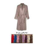 ست حوله پالتویی 5 تکه یک نفره رزین تاژ طرح ترمه - Image 7