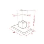 هود دکوراتیو تکا مدل DPL 985.1 T - Image 3
