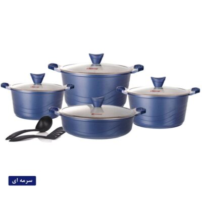 خرید سرویس قابلمه گرانیتی 10 پارچه کاندید مدل اوشن| فروشگاه رادک