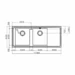 سینک توکار اکسپریال مدل XPSP 116 XR.4 - Image 2